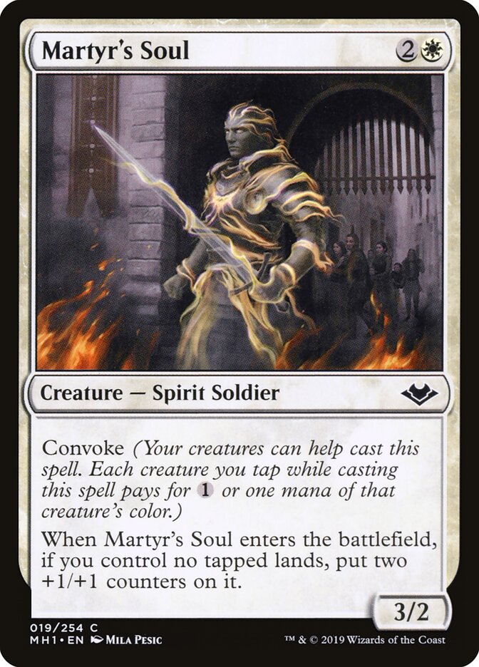 Martyr's Soul (19) - Modern Horizons (MH1)