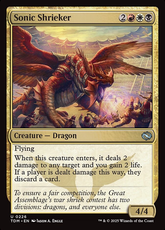 Sonic Shrieker (226) - Tarkir: Dragonstorm (TDM)