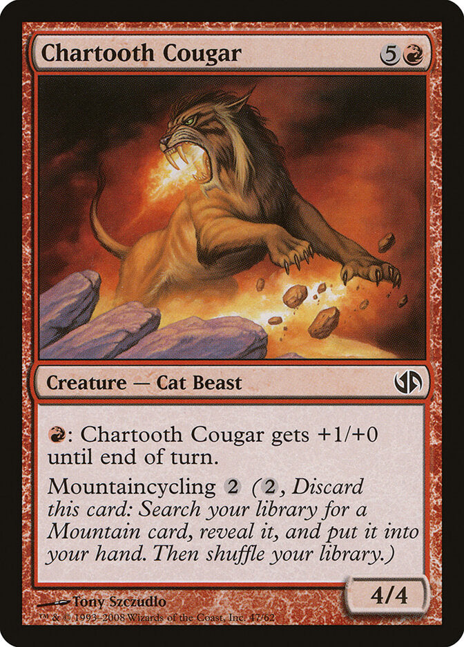 Chartooth Cougar (47) - Duel Decks: Jace vs. Chandra (DD2)