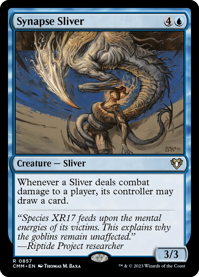 Synapse Sliver (857) - Commander Masters (CMM)