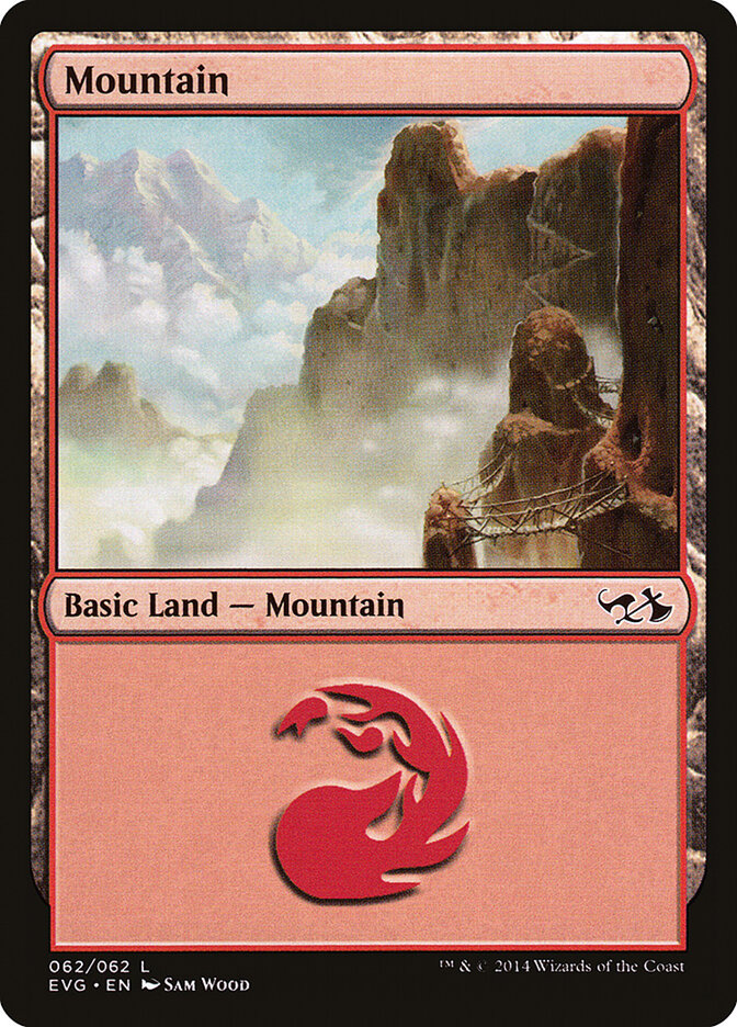 Mountain (62) - Duel Decks Anthology: Elves vs. Goblins (EVG)