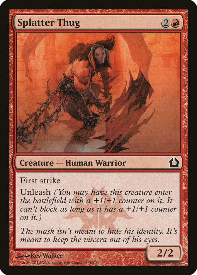 Splatter Thug (105) - Return to Ravnica (RTR)