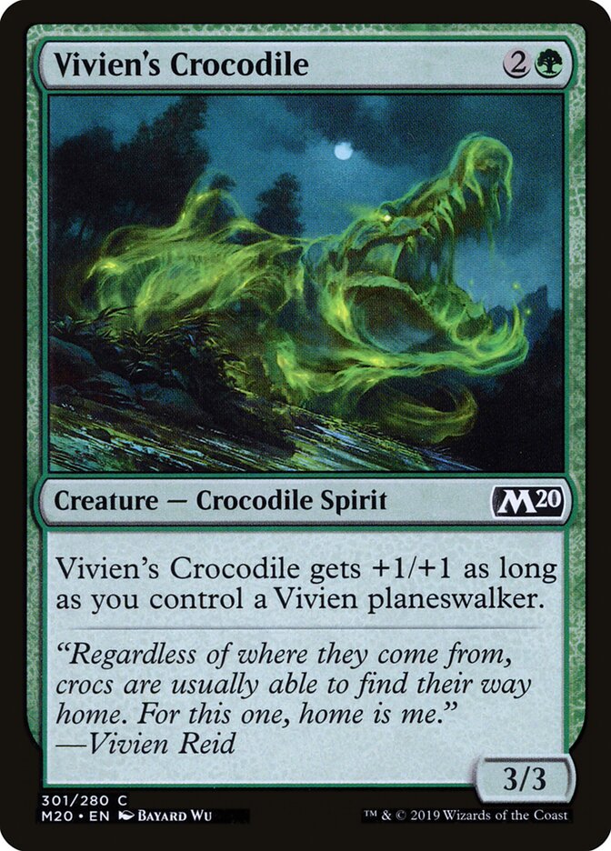 Vivien's Crocodile (301) - Core Set 2020 (M20)