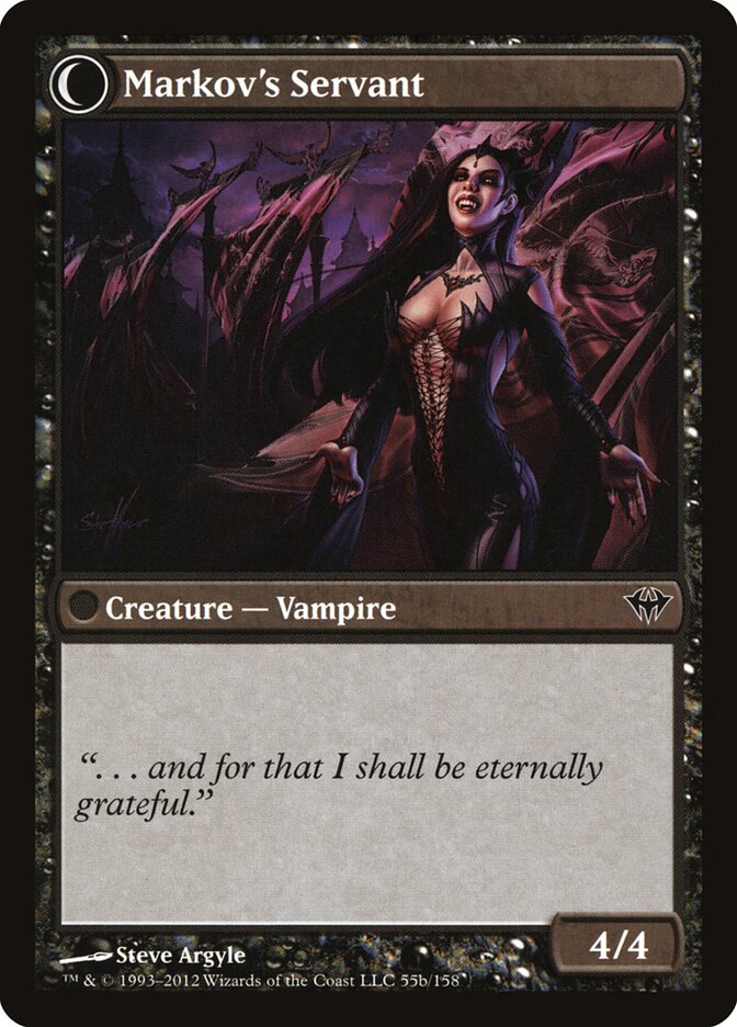 Chosen of Markov // Markov's Servant (55) - Dark Ascension (DKA)