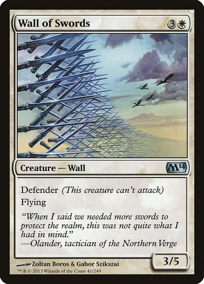 Wall of Swords (41) - Magic 2014 (M14)