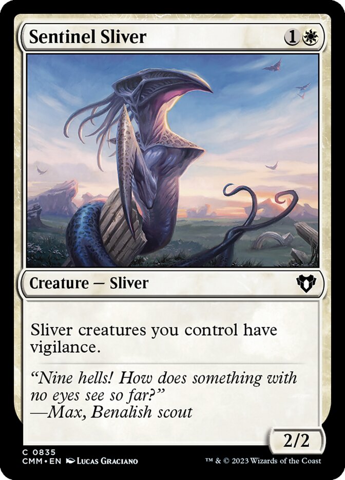 Sentinel Sliver (835) - Commander Masters (CMM)