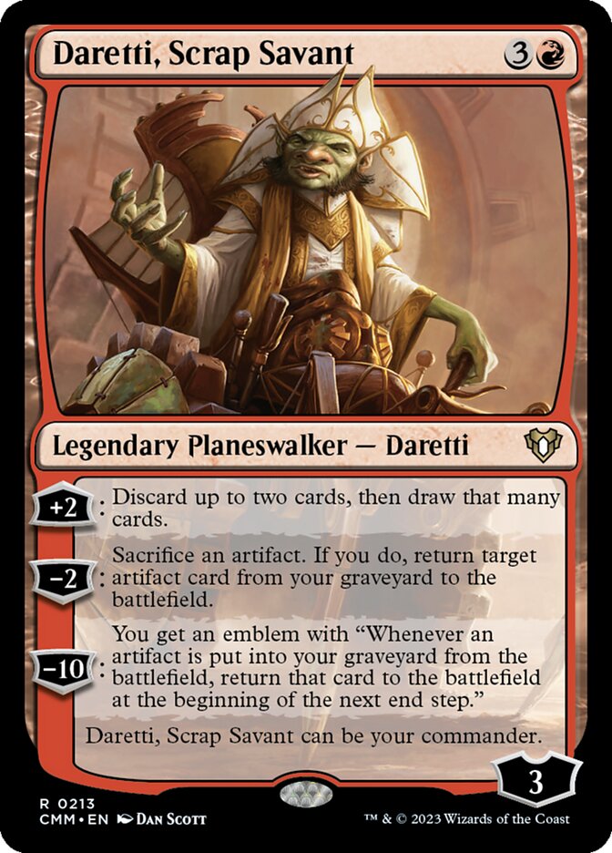 Daretti, Scrap Savant (213) - Commander Masters (CMM)