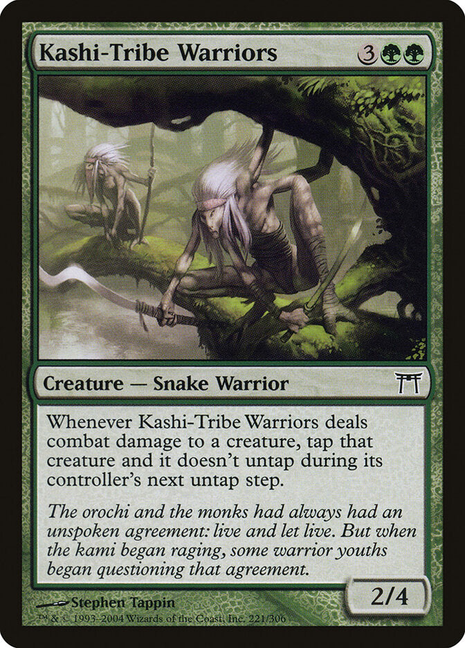 Kashi-Tribe Warriors (221) - Champions of Kamigawa (CHK)