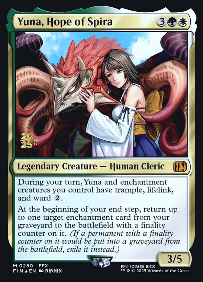 Yuna, Hope of Spira (250s) - Final Fantasy Promos (PFIN)