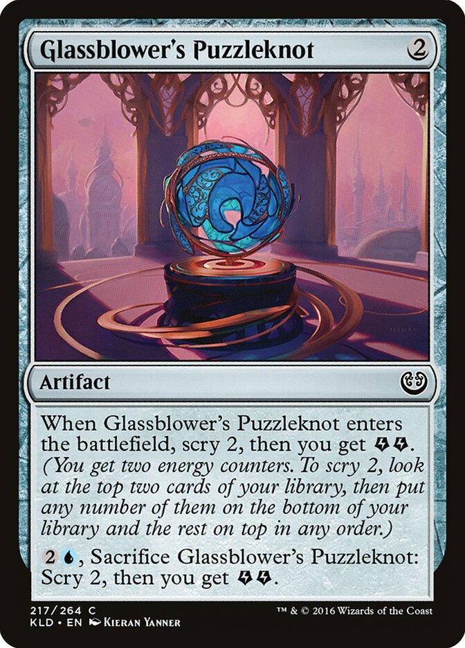 Glassblower's Puzzleknot (217) - Kaladesh (KLD)