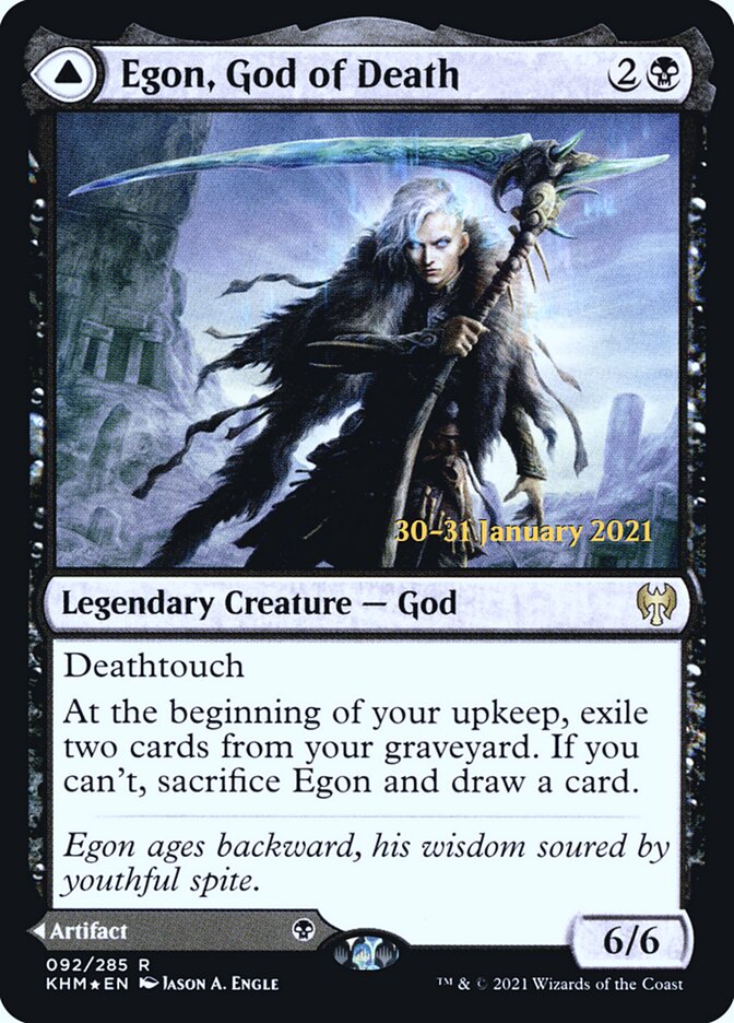 Egon, God of Death // Throne of Death (92s) - Kaldheim Promos (PKHM)