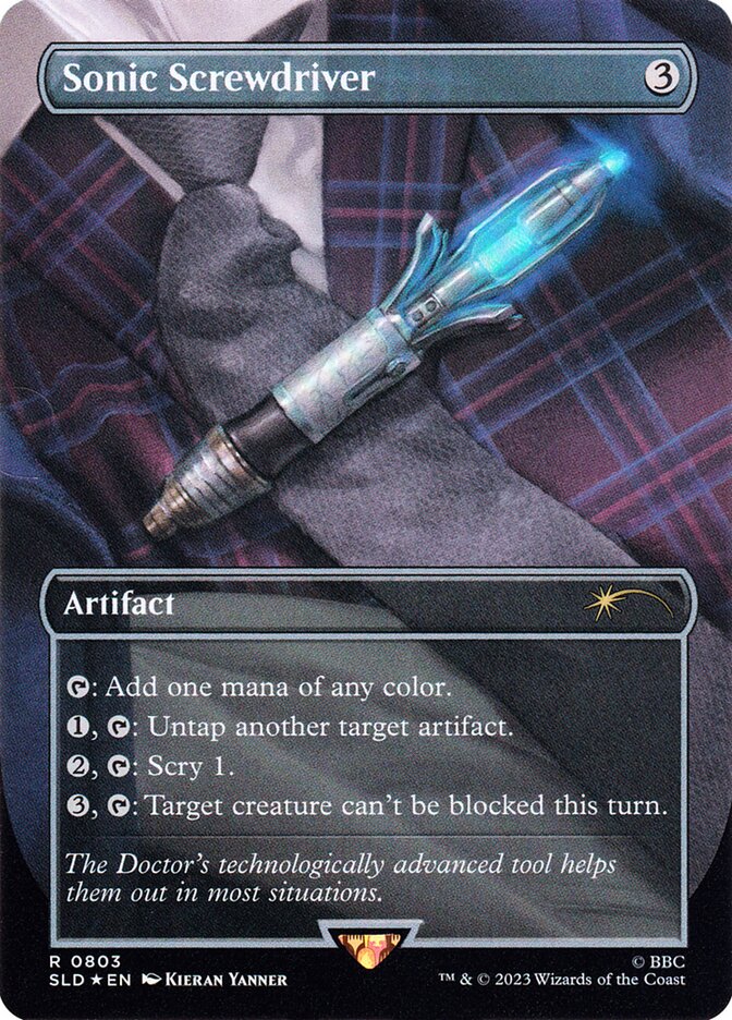 Sonic Screwdriver (803) - Secret Lair Drop (SLD)