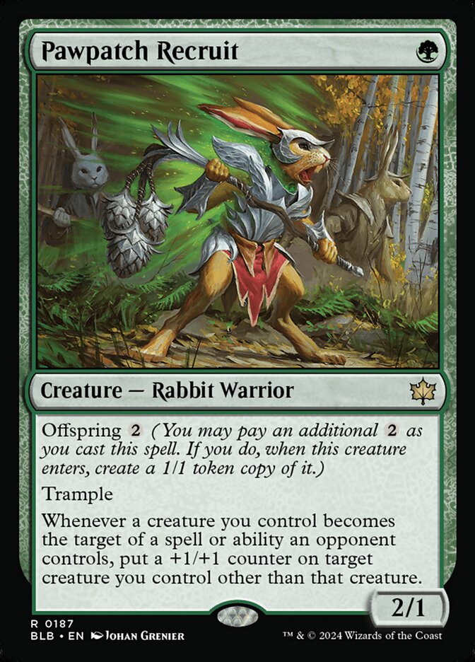 Pawpatch Recruit (187) - Bloomburrow (BLB)