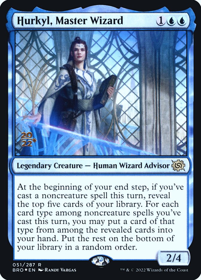 Hurkyl, Master Wizard (51s) - The Brothers' War Promos (PBRO)