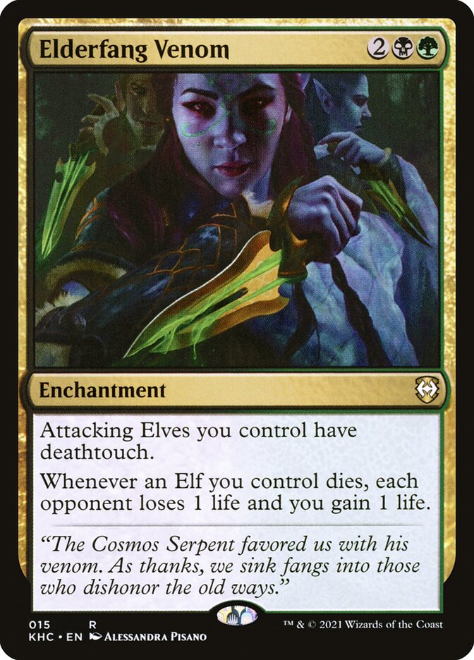 Elderfang Venom (15) - Kaldheim Commander (KHC)