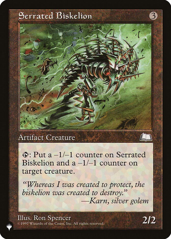 Serrated Biskelion (WTH-156) - The List (PLST)