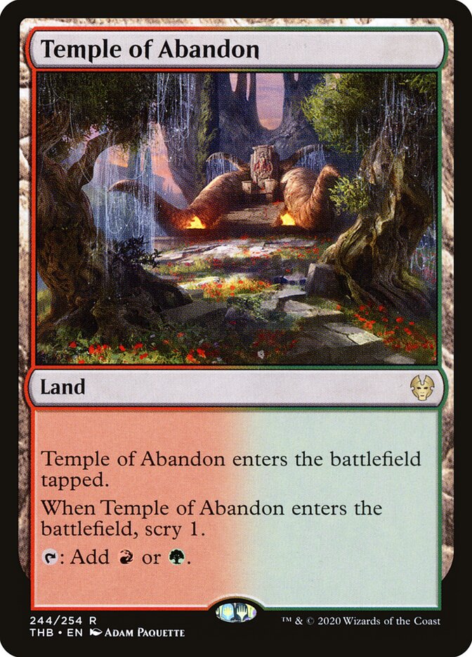 Temple of Abandon (244) - Theros Beyond Death (THB)