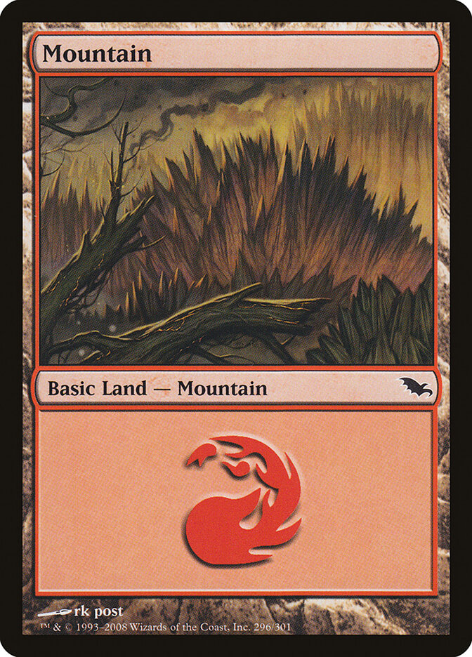 Mountain (296) - Shadowmoor (SHM)