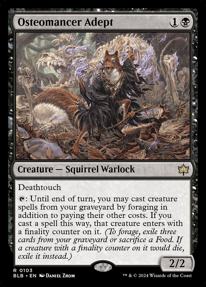 Osteomancer Adept (103) - Bloomburrow (BLB)