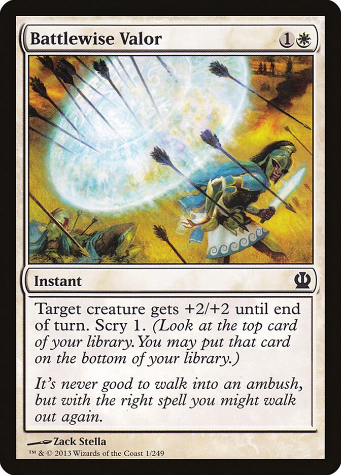 Battlewise Valor (1) - Theros (THS)