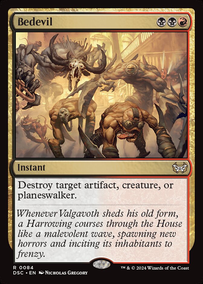 Bedevil (84) - Duskmourn: House of Horror Commander (DSC)
