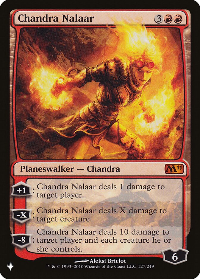 Chandra Nalaar (M11-127) - The List (PLST)