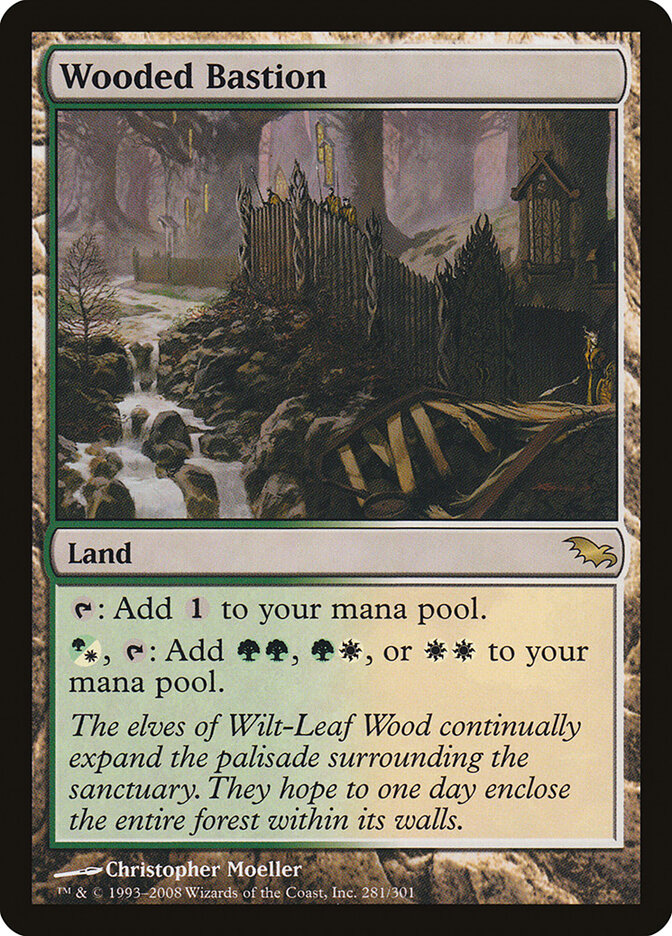 Wooded Bastion (281) - Shadowmoor (SHM)