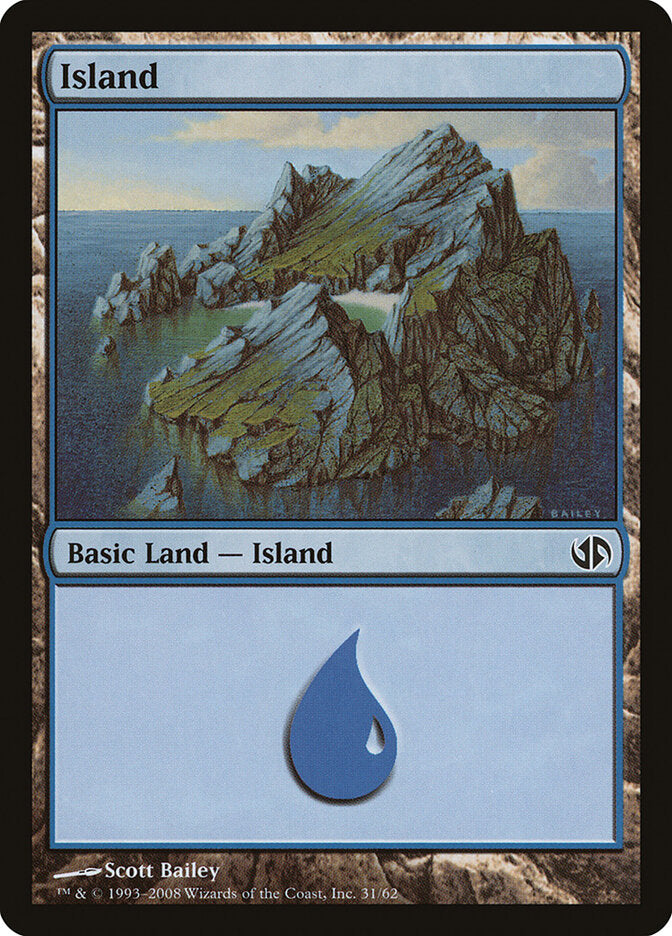Island (31) - Duel Decks: Jace vs. Chandra (DD2)