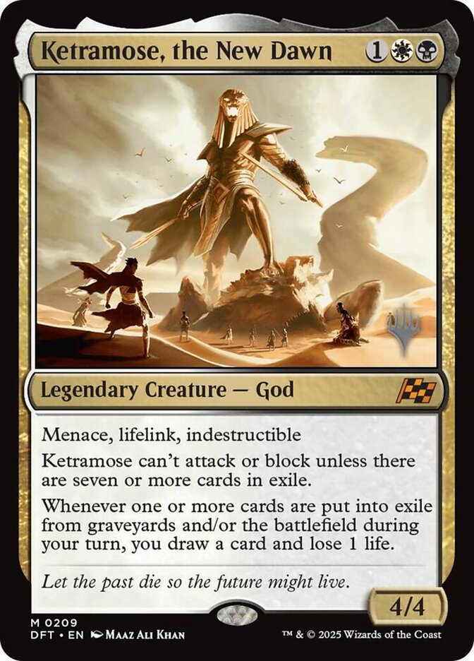 Ketramose, the New Dawn (209p) - Aetherdrift Promos (PDFT)