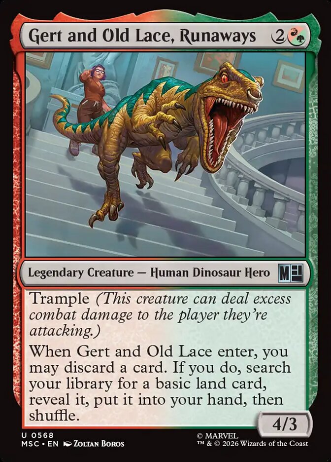 Gert and Old Lace, Runaways (568) - Marvel Super Heroes Commander (MSC)