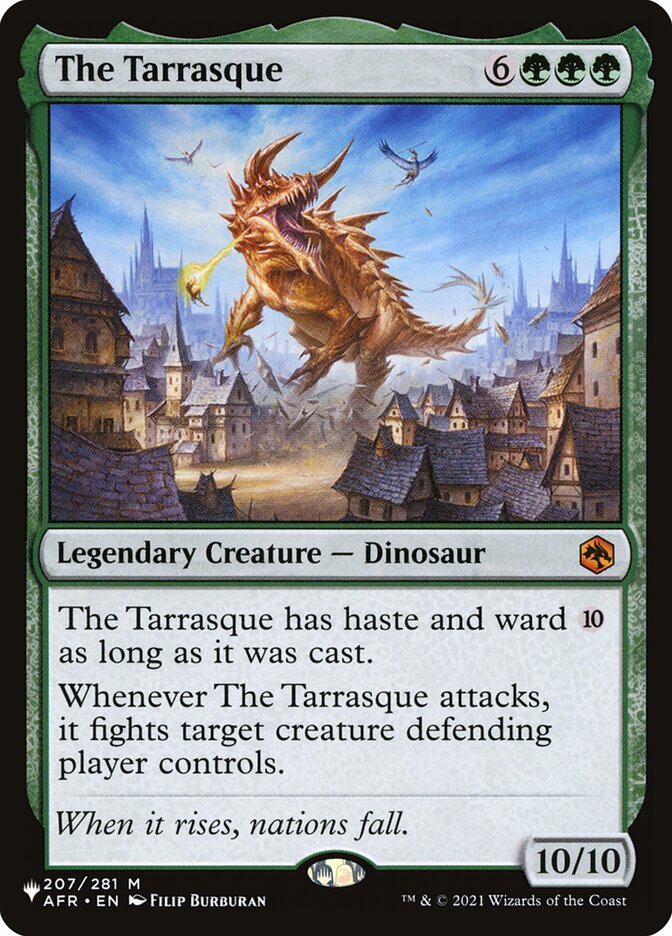 The Tarrasque (AFR-207) - The List (PLST)