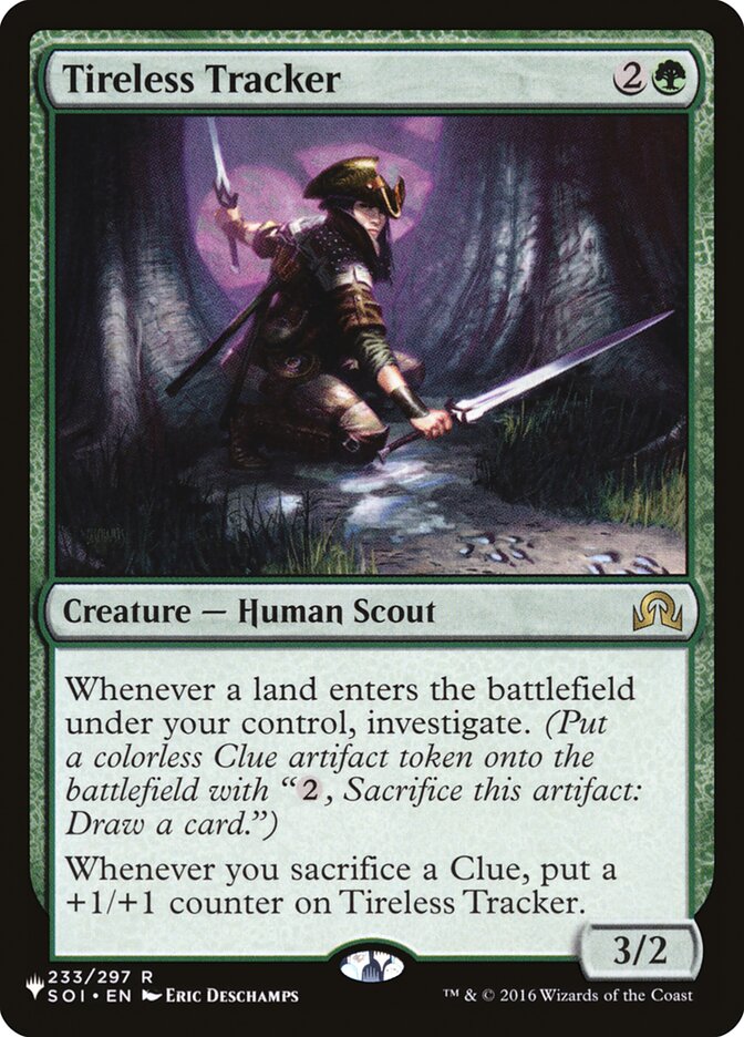 Tireless Tracker - The List (PLST)
