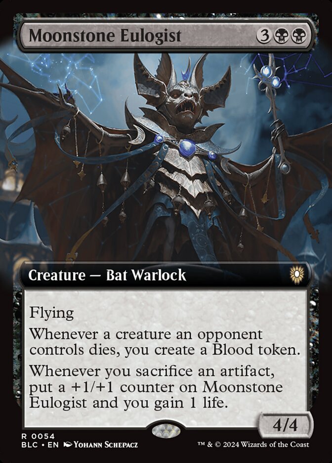 Moonstone Eulogist (54) - Bloomburrow Commander (BLC)
