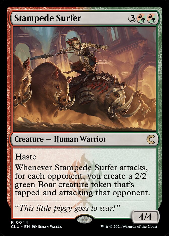 Stampede Surfer (44) - Ravnica: Clue Edition (CLU)