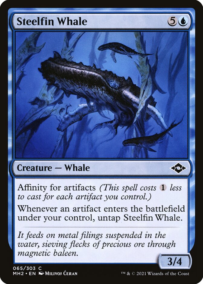 Steelfin Whale (65) - Modern Horizons 2 (MH2)