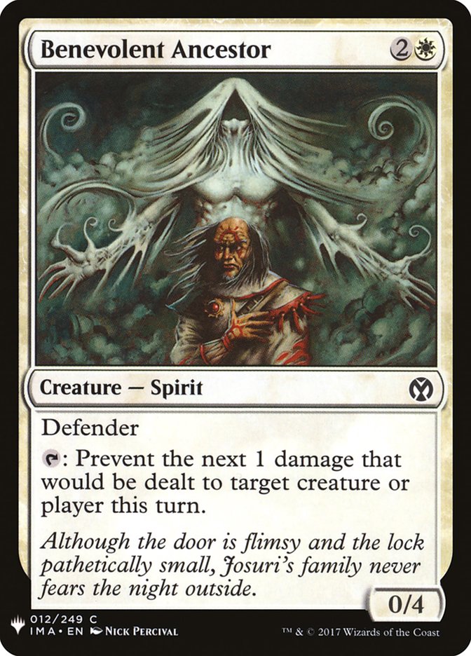 Benevolent Ancestor - The List (PLST)