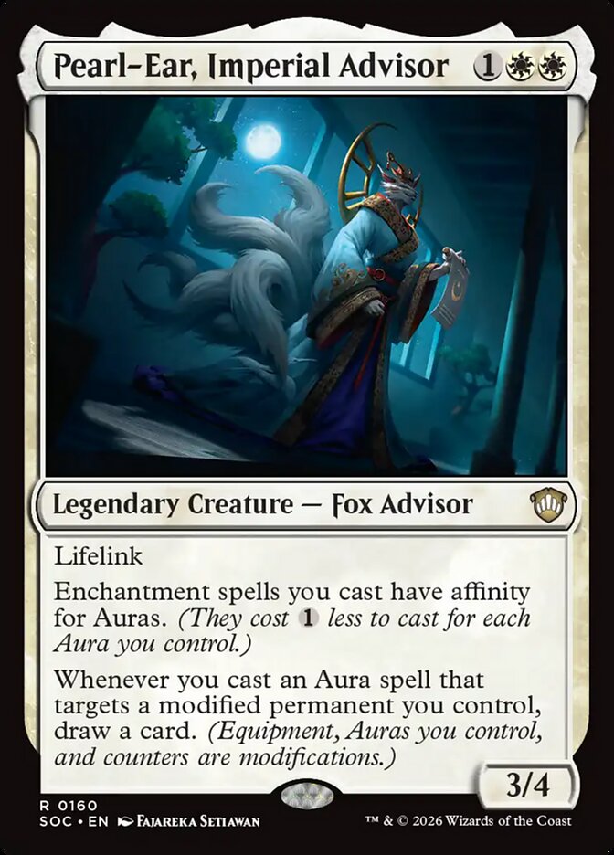 Pearl-Ear, Imperial Advisor (160) - Secrets of Strixhaven Commander (SOC)