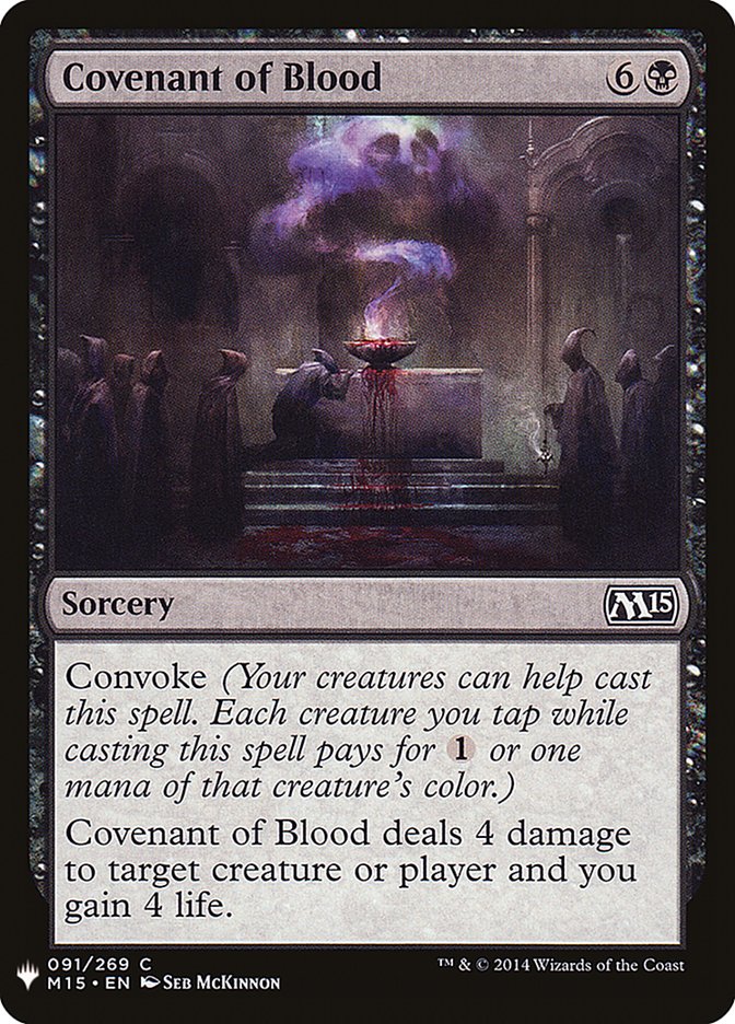 Covenant of Blood - The List (PLST)