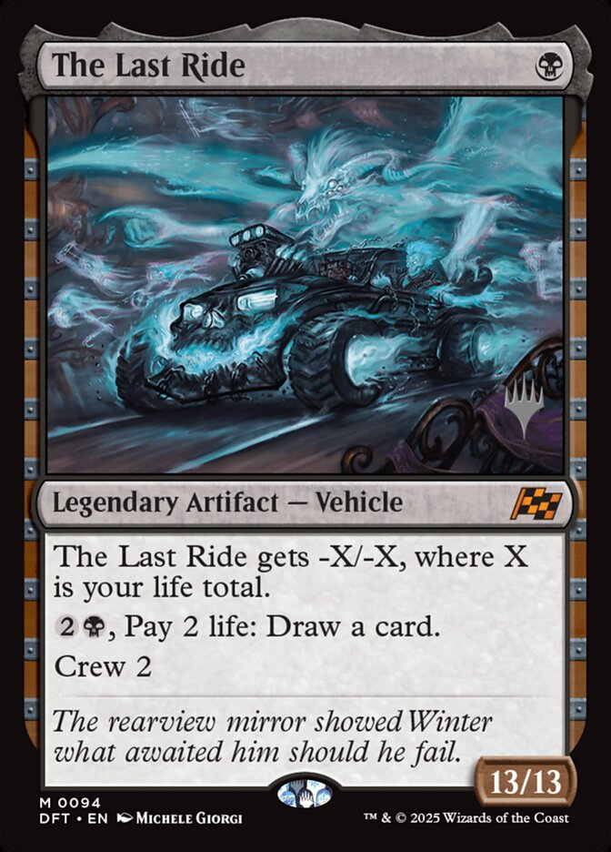 The Last Ride (94p) - Aetherdrift Promos (PDFT)