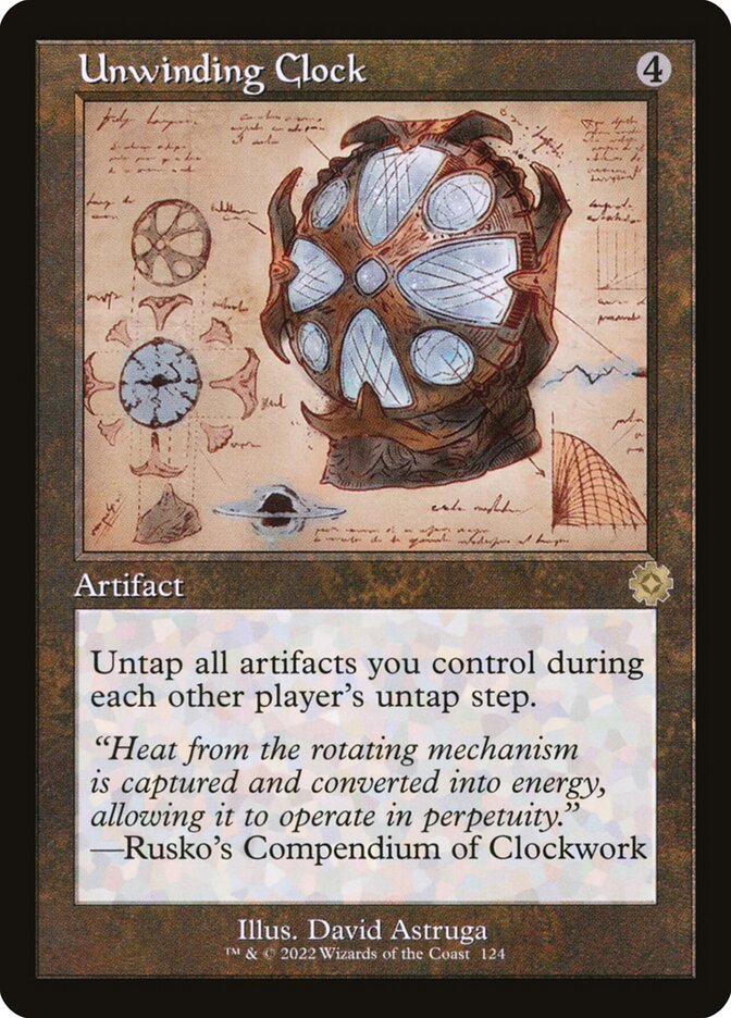 Unwinding Clock (124) - The Brothers' War Retro Artifacts (BRR)