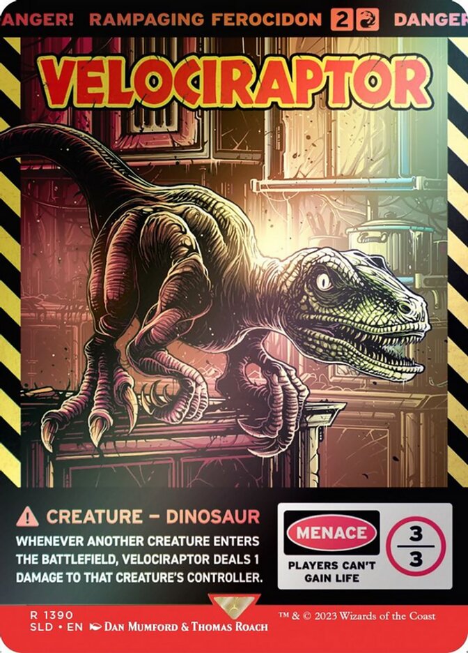 Velociraptor - Rampaging Ferocidon - Secret Lair Drop (SLD)