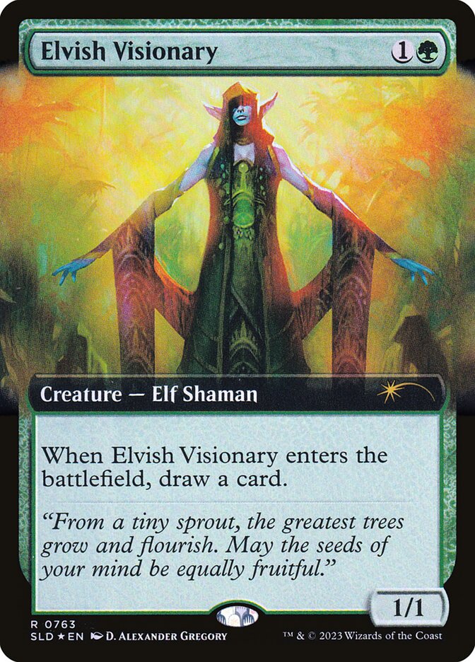 Elvish Visionary (763) - Secret Lair Drop (SLD)