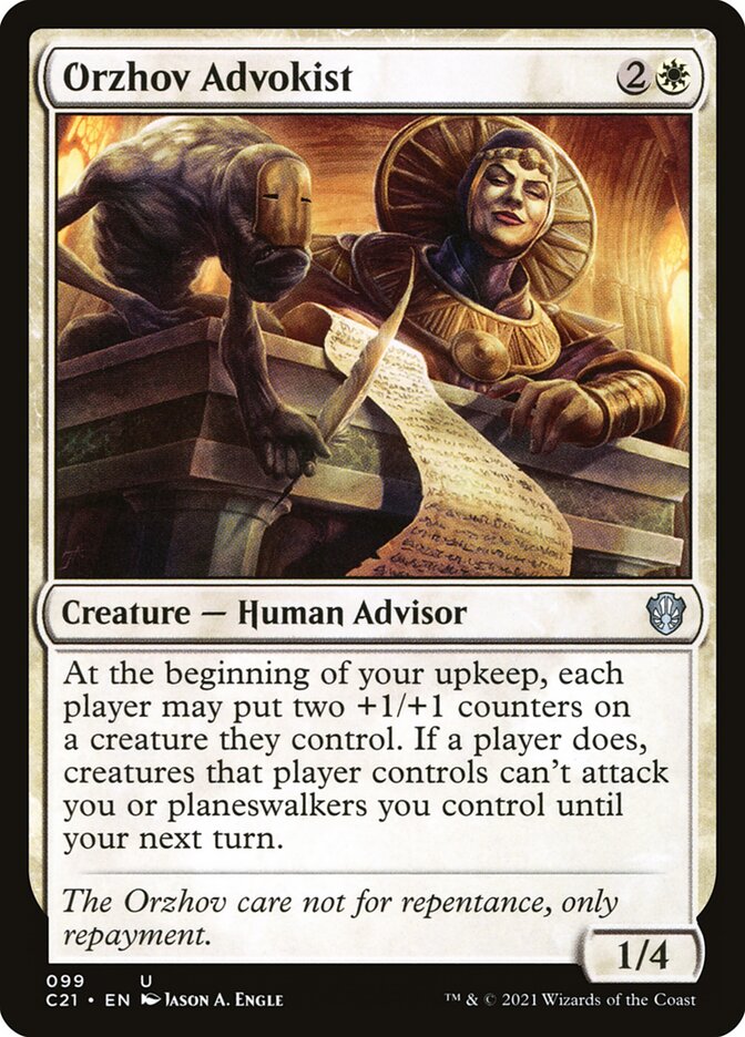 Orzhov Advokist (99) - Commander 2021 (C21)
