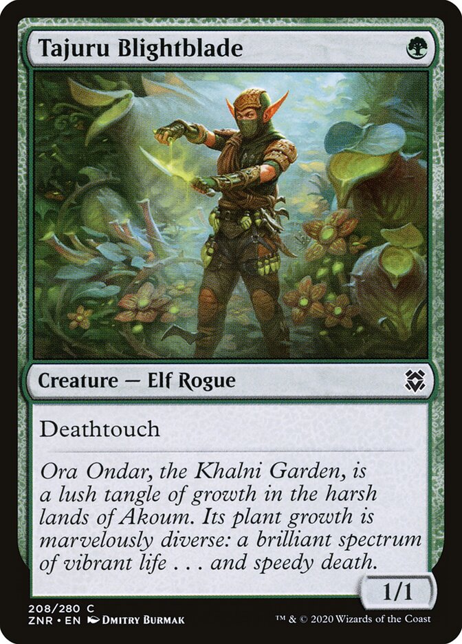 Tajuru Blightblade (208) - Zendikar Rising (ZNR)