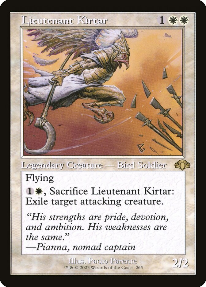 Lieutenant Kirtar (265) - Dominaria Remastered (DMR)