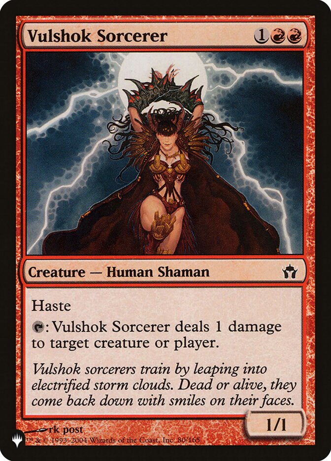 Vulshok Sorcerer (5DN-80) - The List (PLST)