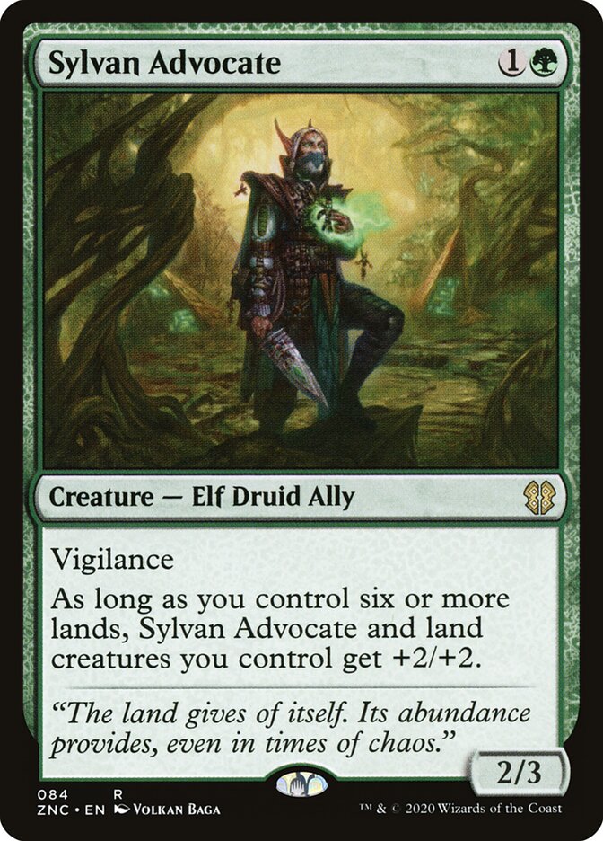 Sylvan Advocate (84) - Zendikar Rising Commander (ZNC)