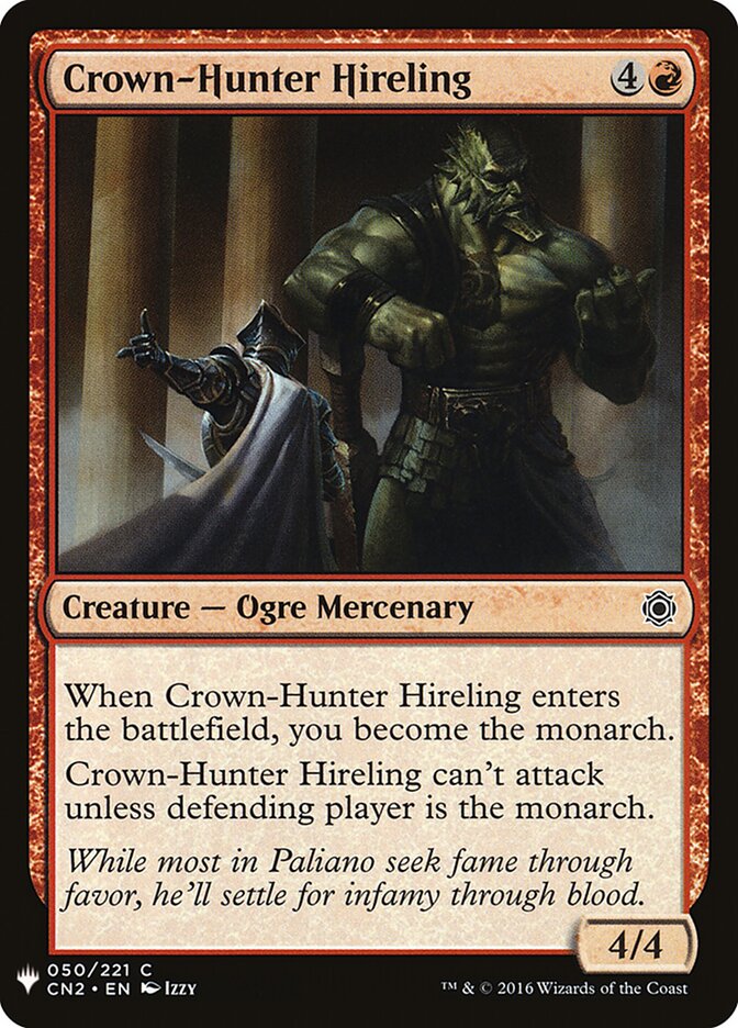 Crown-Hunter Hireling (CN2-50) - The List (PLST)