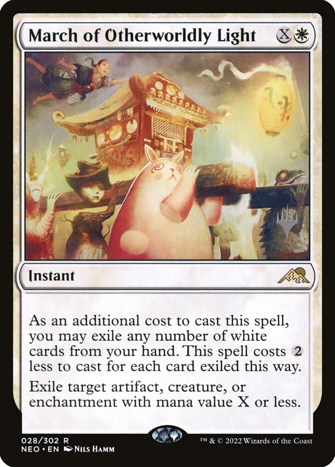 March of Otherworldly Light (28p) - Kamigawa: Neon Dynasty Promos (PNEO)