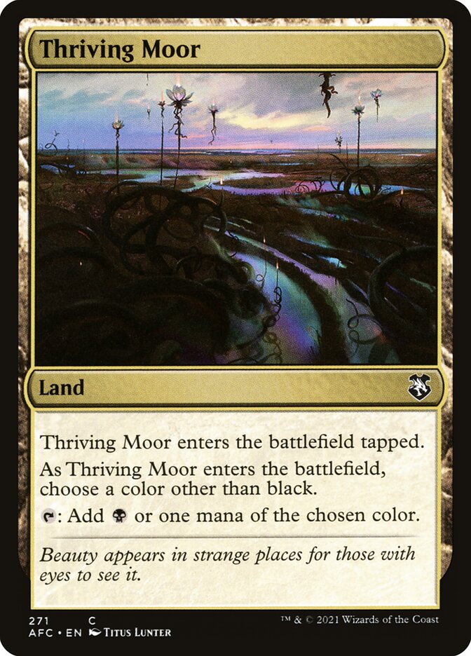 Thriving Moor (271) - Forgotten Realms Commander (AFC)